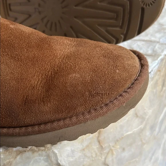 UGG Classic Ultra Mini Boots in Chestnut - Picture 12 of 12